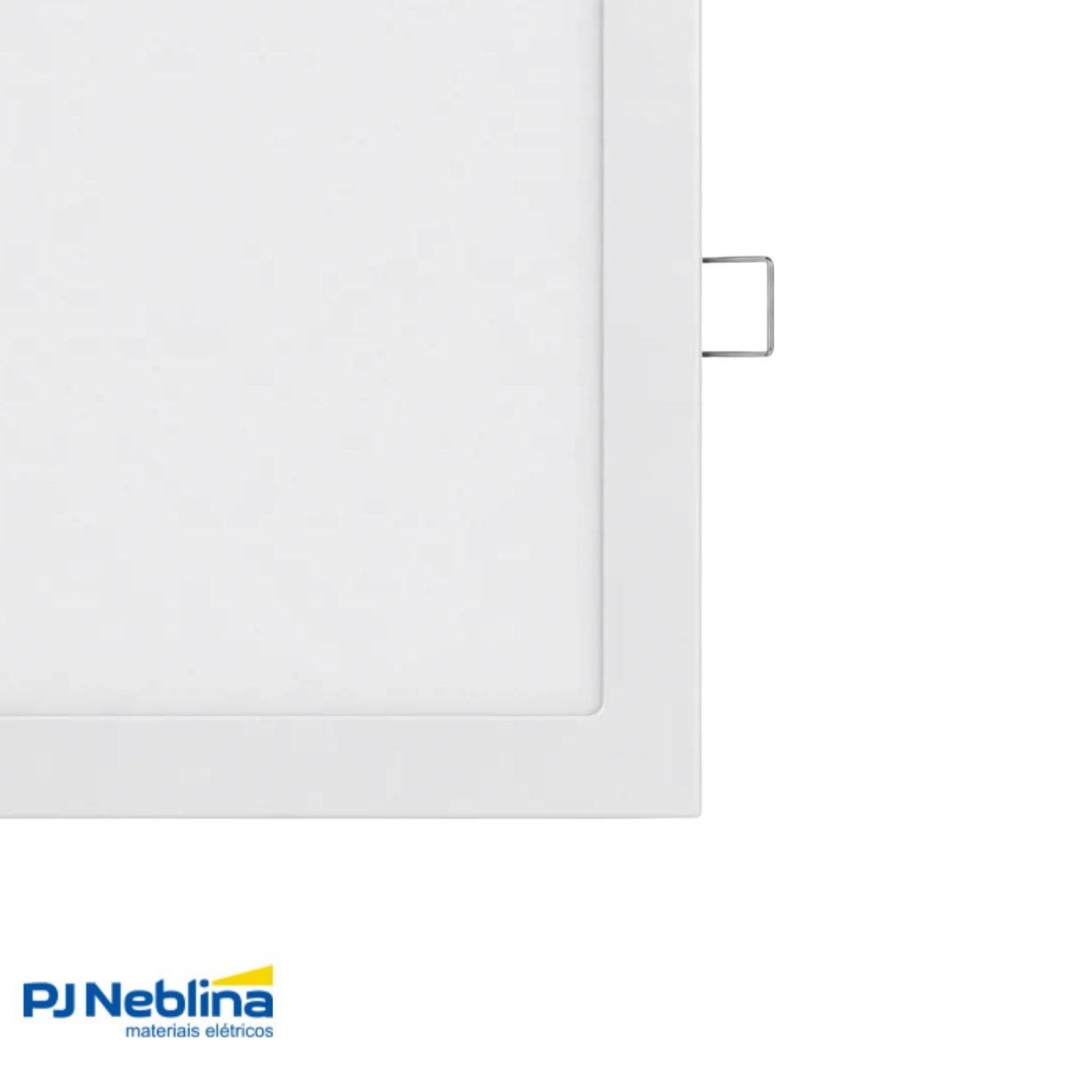 Luminária Painel Led Embutir Quadrado Branco 18W Bivolt 4000K Branco Neutro 1440Lm Difusor Poliestireno - Bellalux