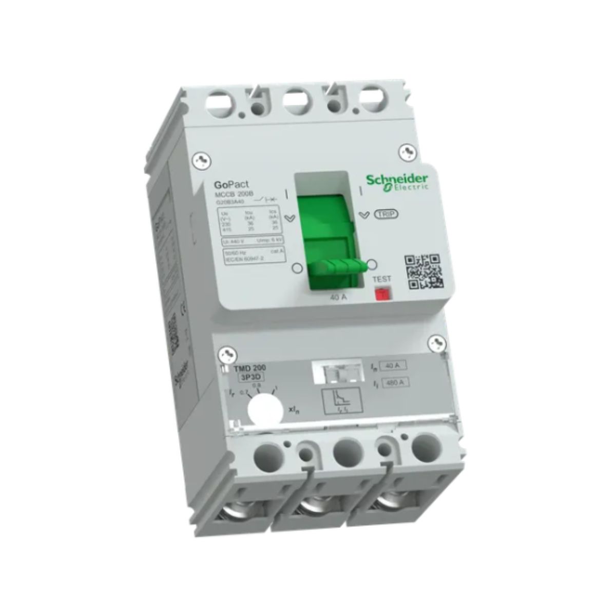 Disjuntor Caixa Moldada Tripolar 28-40a 25ka 380/415v 50/60h