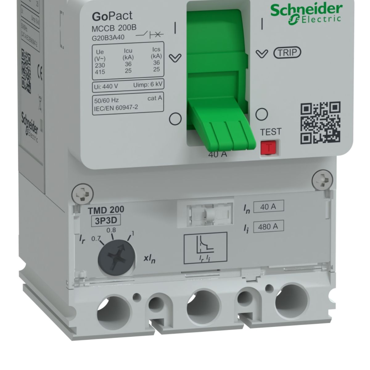 Disjuntor Caixa Moldada Tripolar 28-40a 25ka 380/415v 50/60h