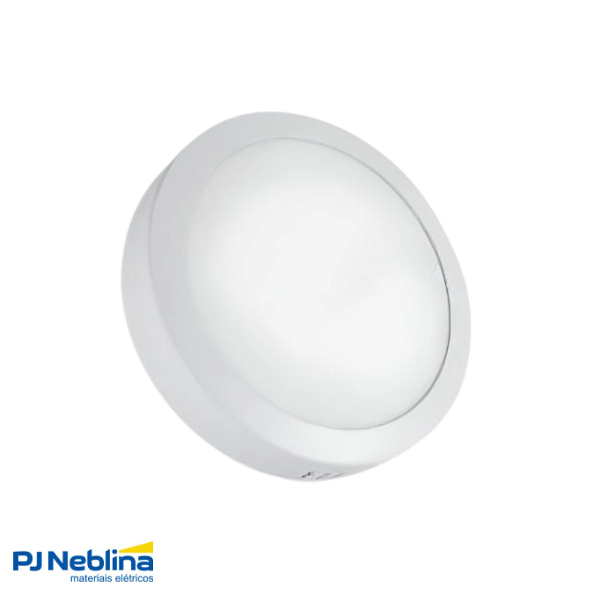Luminária Plafon Led Sobrepor Redondo Branco 24W Bivolt 6500K Branco Frio 1920Lm Difusor Poliestireno - Bellalux