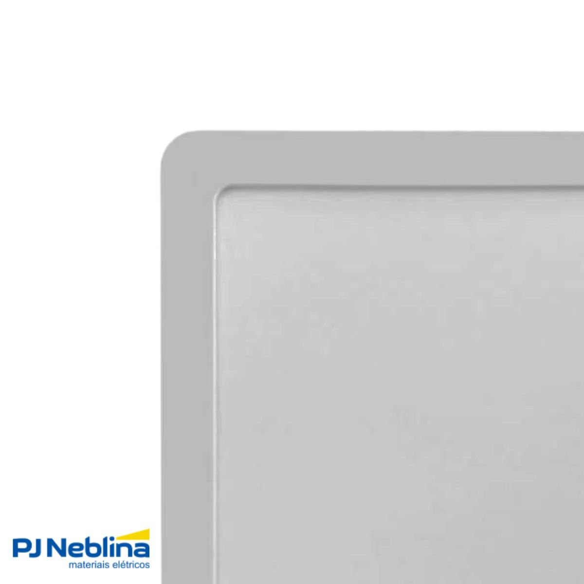 Luminária Plafon Led Sobrepor Quadrado Branco 12W Bivolt 3000K Branco Quente 900Lm Difusor Poliestireno - Bellalux