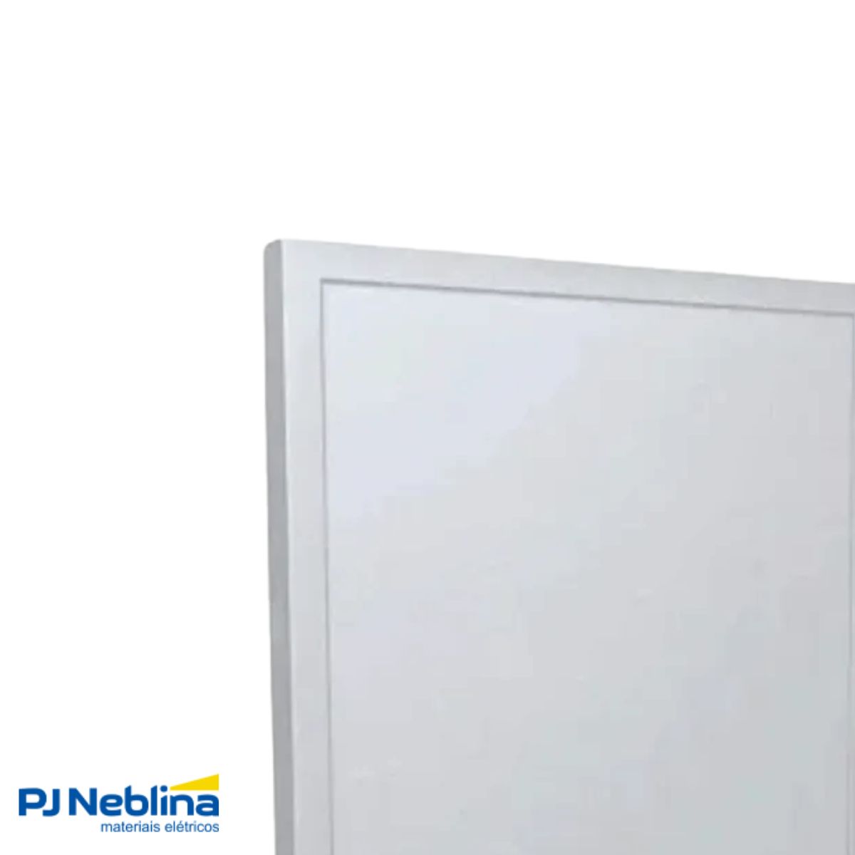 Luminária Plafon Led Sobrepor Quadrado Branco 12W Bivolt 4000K Branco Neutro 900Lm Difusor Poliestireno - Bellalux