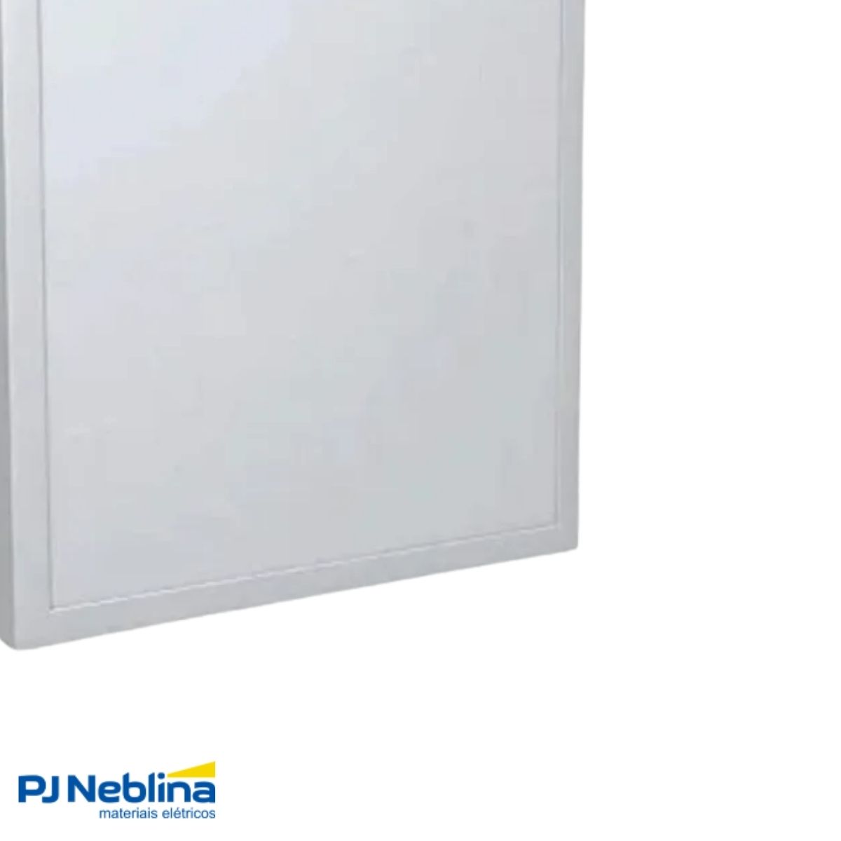 Luminária Plafon Led Sobrepor Quadrado Branco 12W Bivolt 4000K Branco Neutro 900Lm Difusor Poliestireno - Bellalux