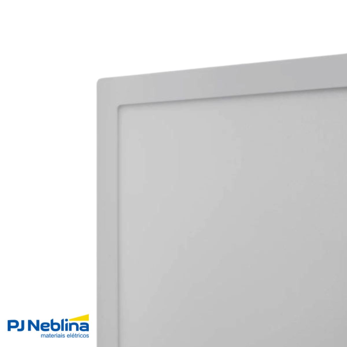 Luminária Plafon Led Sobrepor Quadrado Branco 18W Bivolt 4000K Branco Neutro 1440Lm Difusor Poliestireno - Bellalux