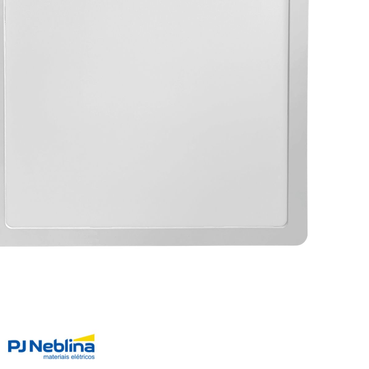 Luminária Plafon Led Sobrepor Quadrado Branco 18W Bivolt 6500K Branco Frio 1440Lm Difusor Poliestireno - Bellalux