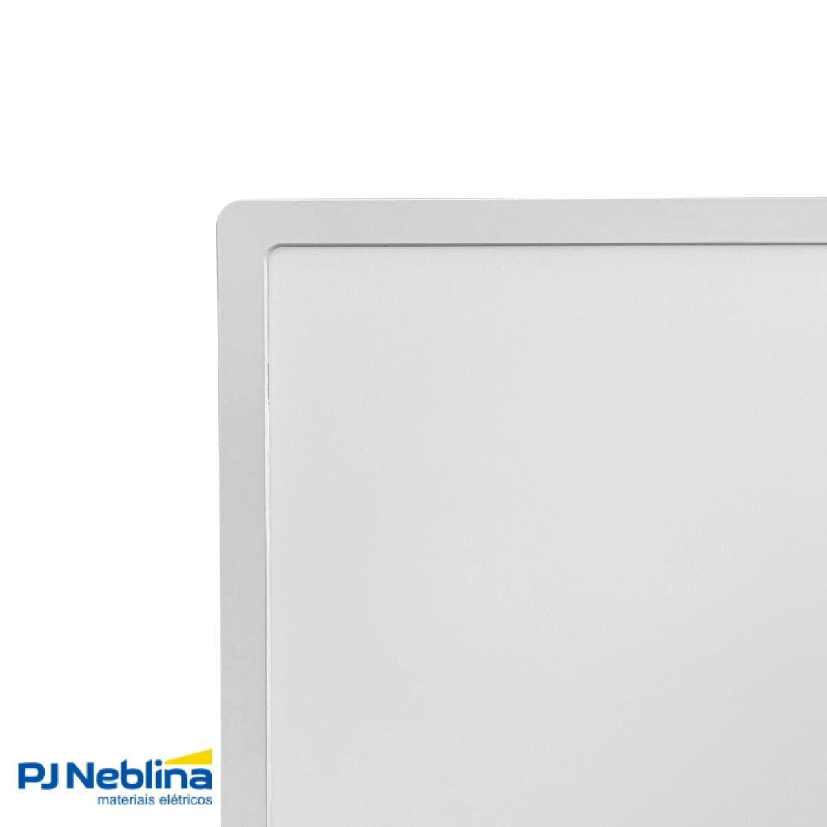 Luminária Plafon Led Sobrepor Quadrado Branco 18W Bivolt 6500K Branco Frio 1440Lm Difusor Poliestireno - Bellalux