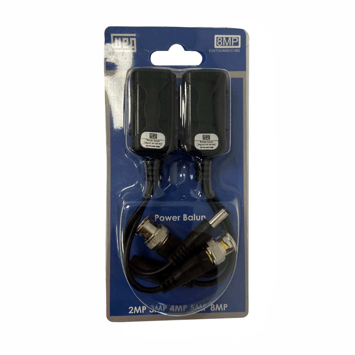 Kit Balun Power 1 Canal 8Mp Para Cftv 2 Peças 17090052 Weg