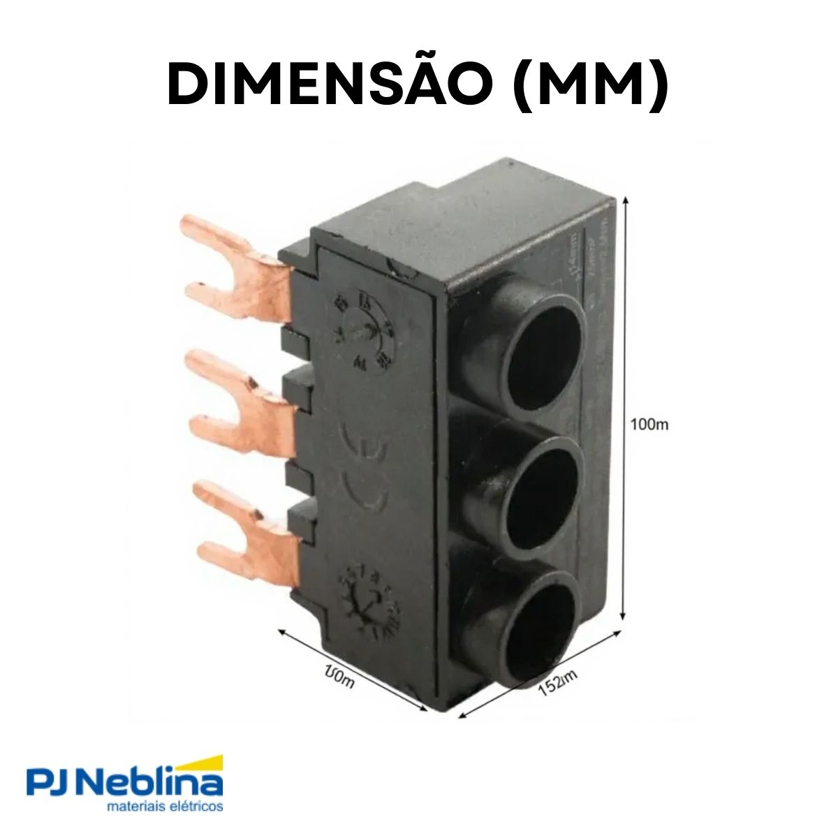 Conector Disjuntor Mpw25 3 Polos 63A 690V Parafuso - Weg