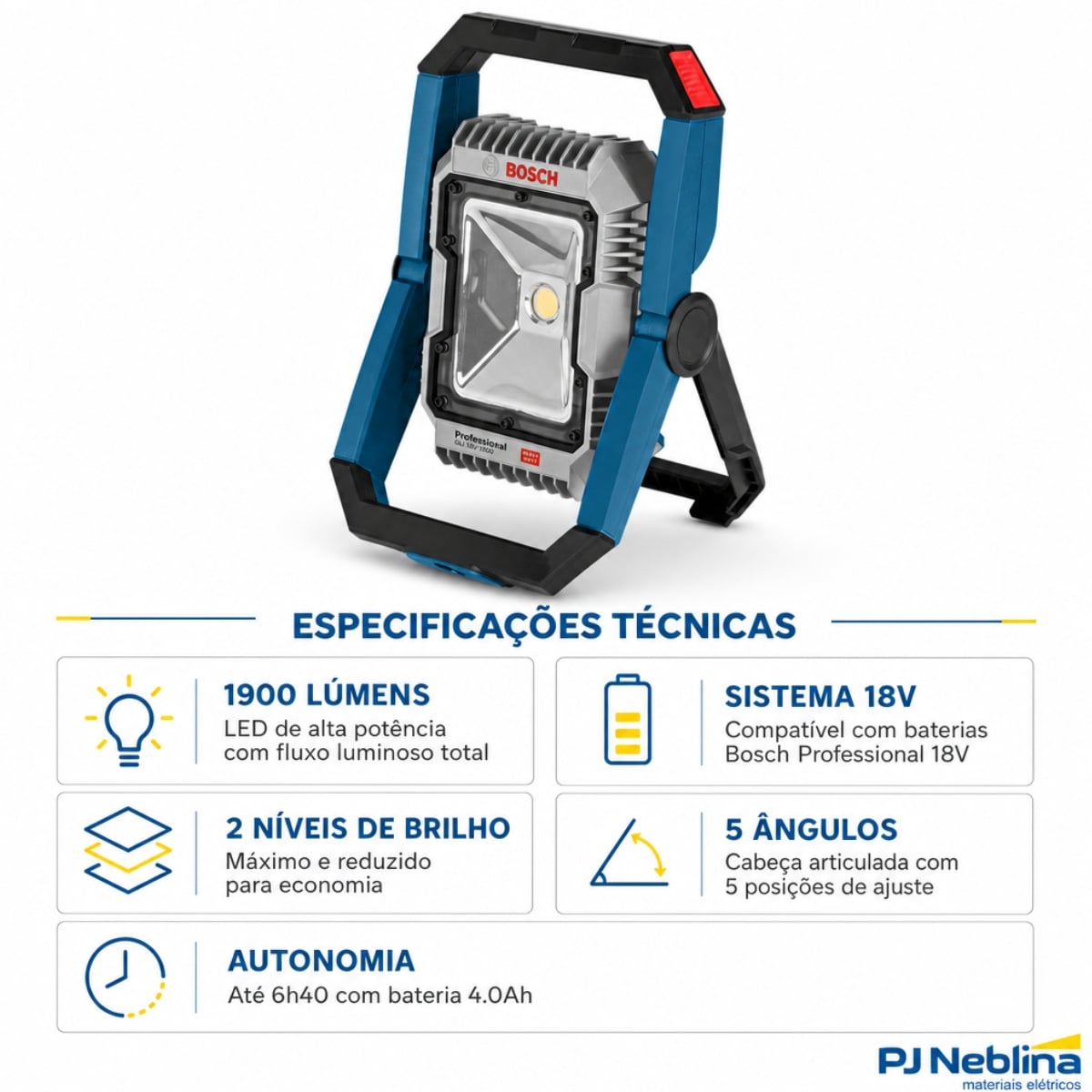 Lanterna Gli 18V 1900 Sb - Bosch