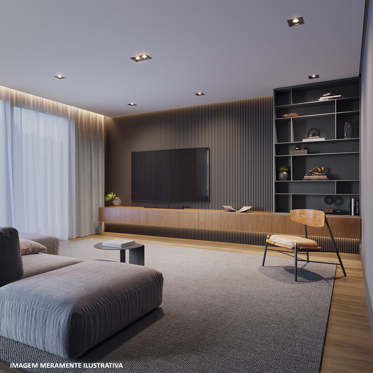 Luminária Spot Led Embutir Evidence Duo Preto Fosco 14W Bivolt Luz Amarela/Neutra/Branca 3000/4000/6500K - Avant