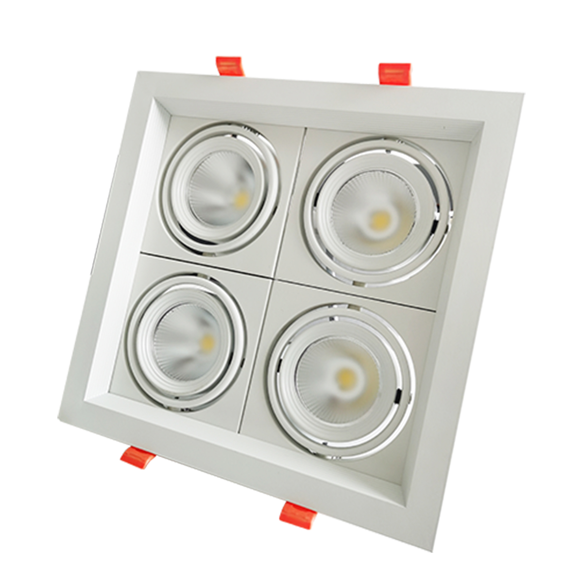 Luminária Spot Led Embutir Evidence Quattro 28W Bivolt Luz Amarela/Neutro/Branco 3000/4000/6500K - Avant