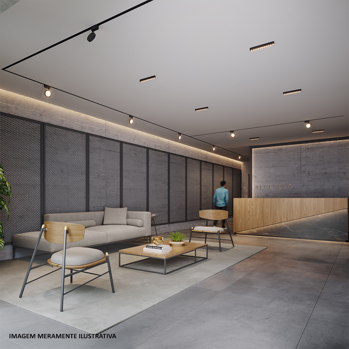 Luminária Spot Led Trilho Authentic Nobby Quadrado Branco 10W Bivolt Luz Branca 6500K 800Lm - Avant