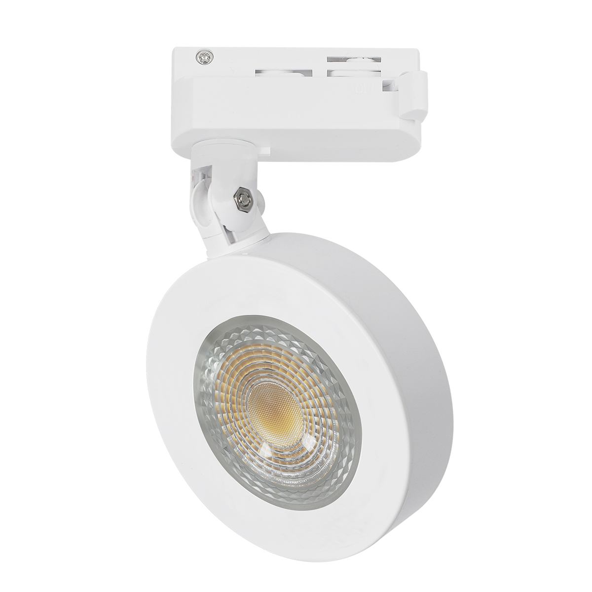Luminária Spot Led Trilho Authentic Nobby Redondo Branco 10W Bivolt Luz Neutra 4000K 800Lm - Avant