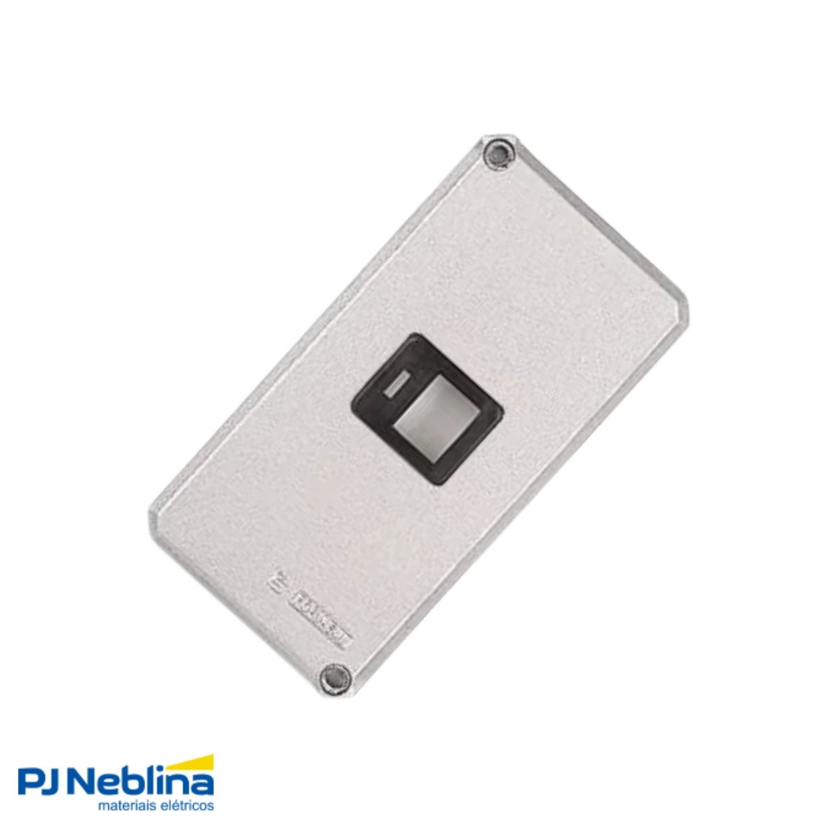 Tampa Condulete 1 Tom Rj45 Alumínio 1Pol S/Pintura S/Vedação - Wale