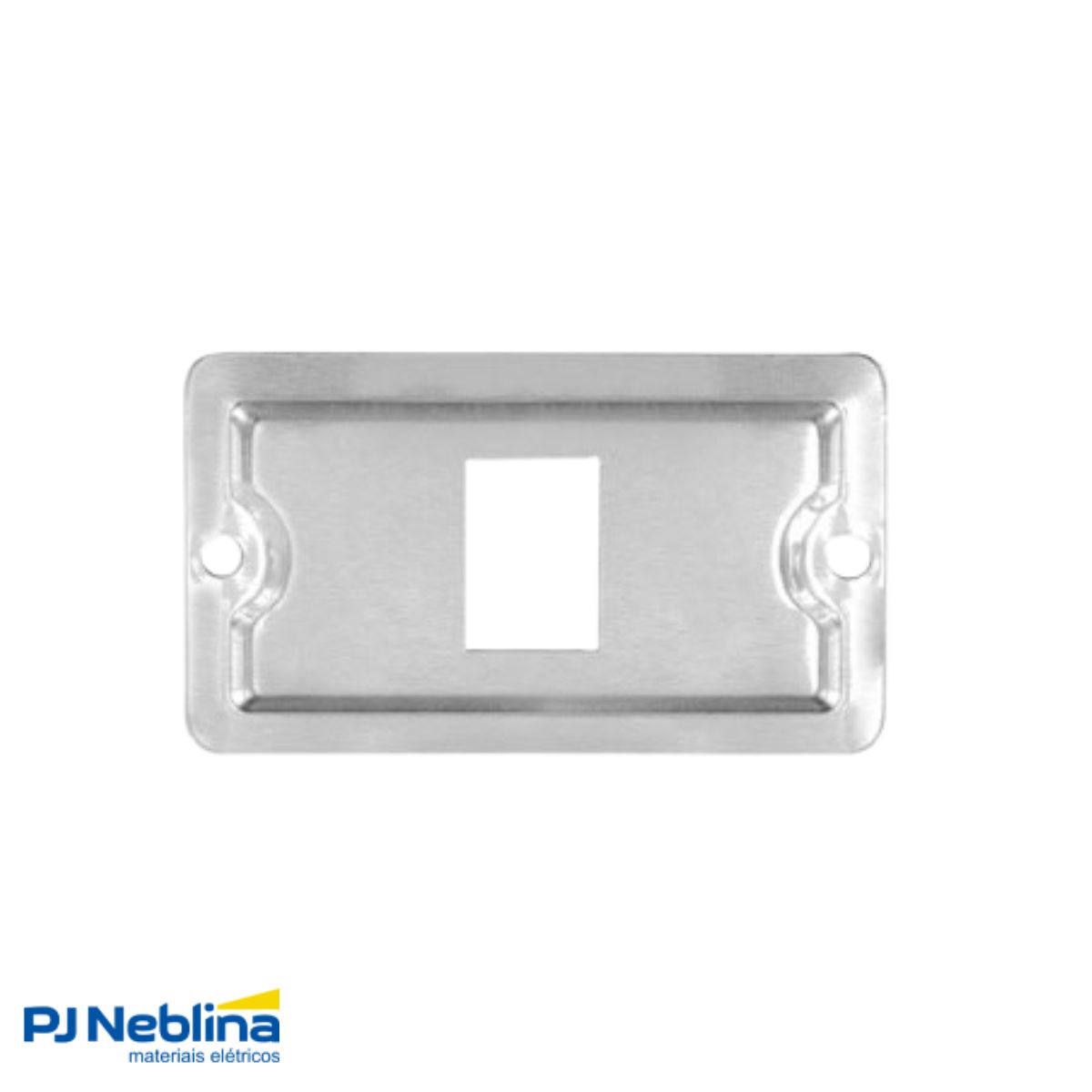 Tampa Condulete 1 Tom Rj45 Alumínio 1/2-3/4 S/Pintura S/Vedação - Wale