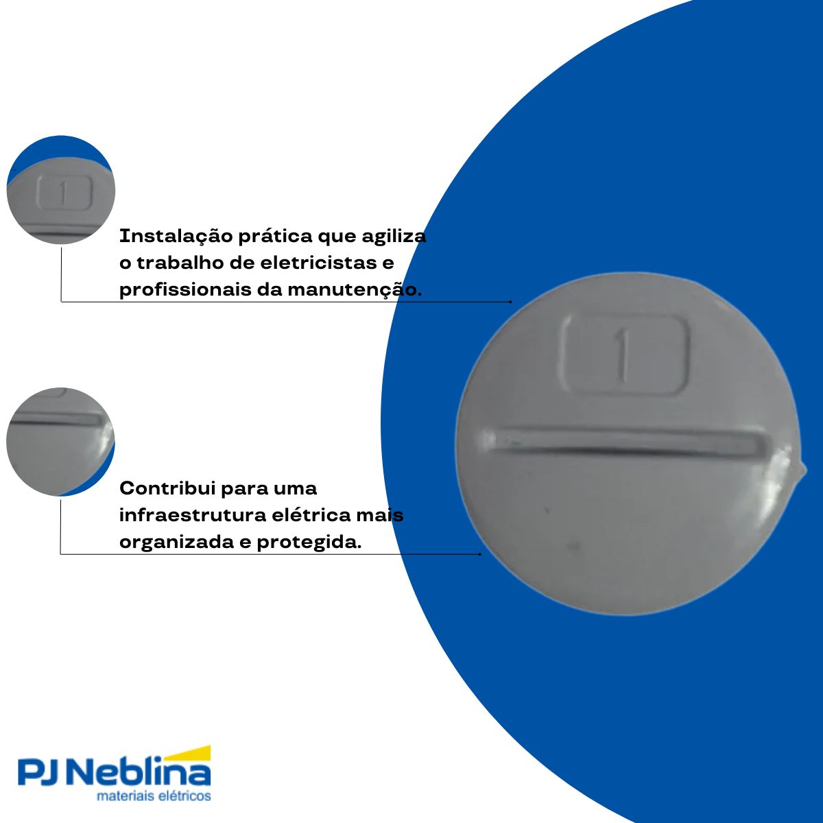 Tampão P/Condulete Pvc 1Pol - Wale