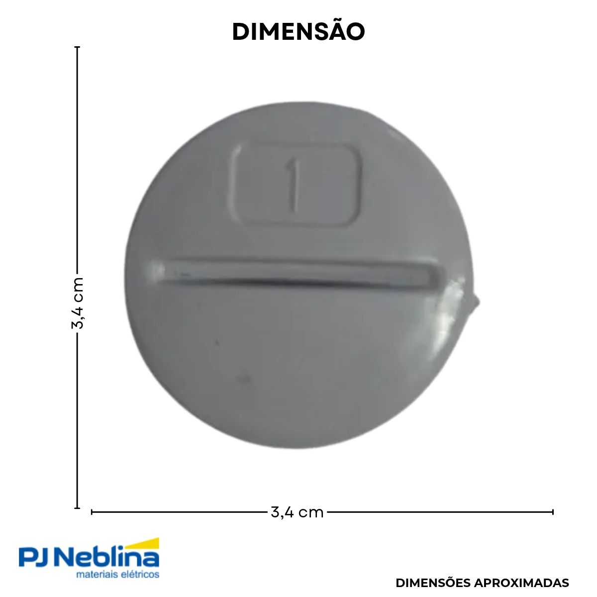 Tampão P/Condulete Pvc 1Pol - Wale