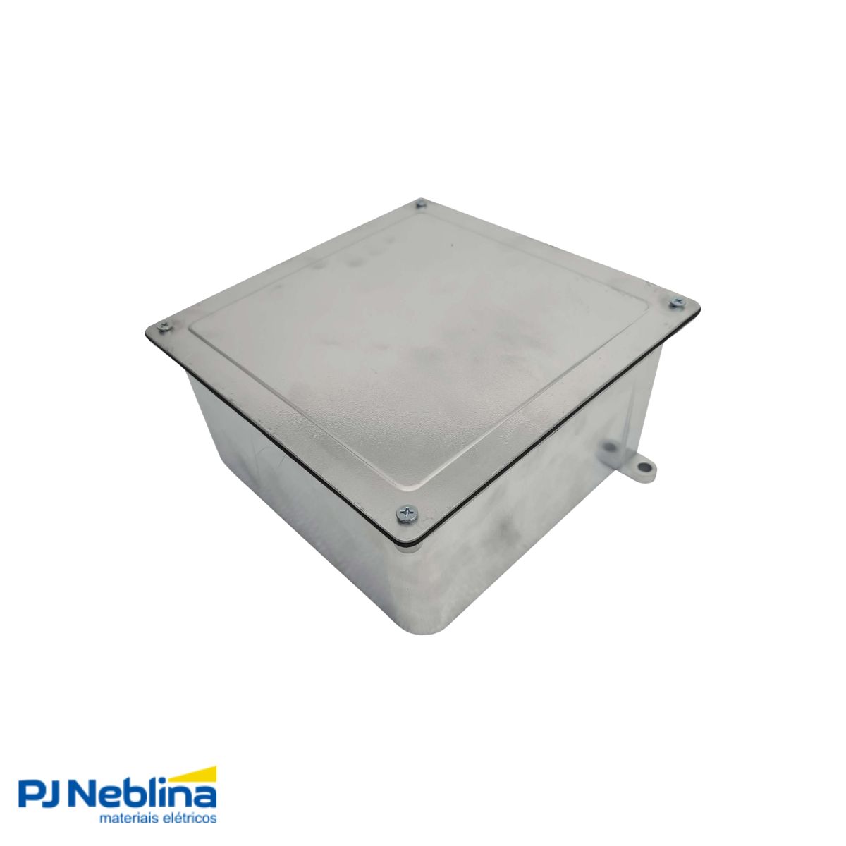 Caixa Passagem Aluminio 200X200X100Mm Tampa Revers - Wale