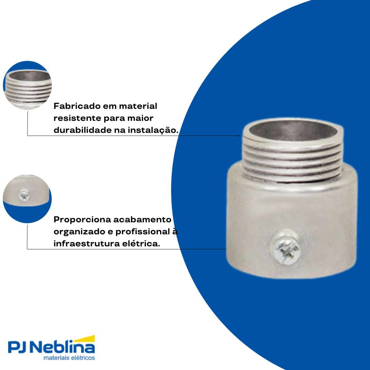 Unidut Cônico P/Eletroduto 1Pol Bsp - Wale