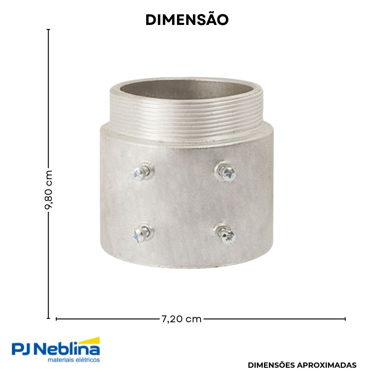 Unidut Conico P/Eletroduto 3Pol Bsp - Wale