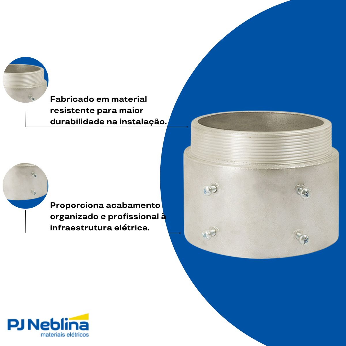 Unidut Cônico P/Eletroduto 4Pol - Wale