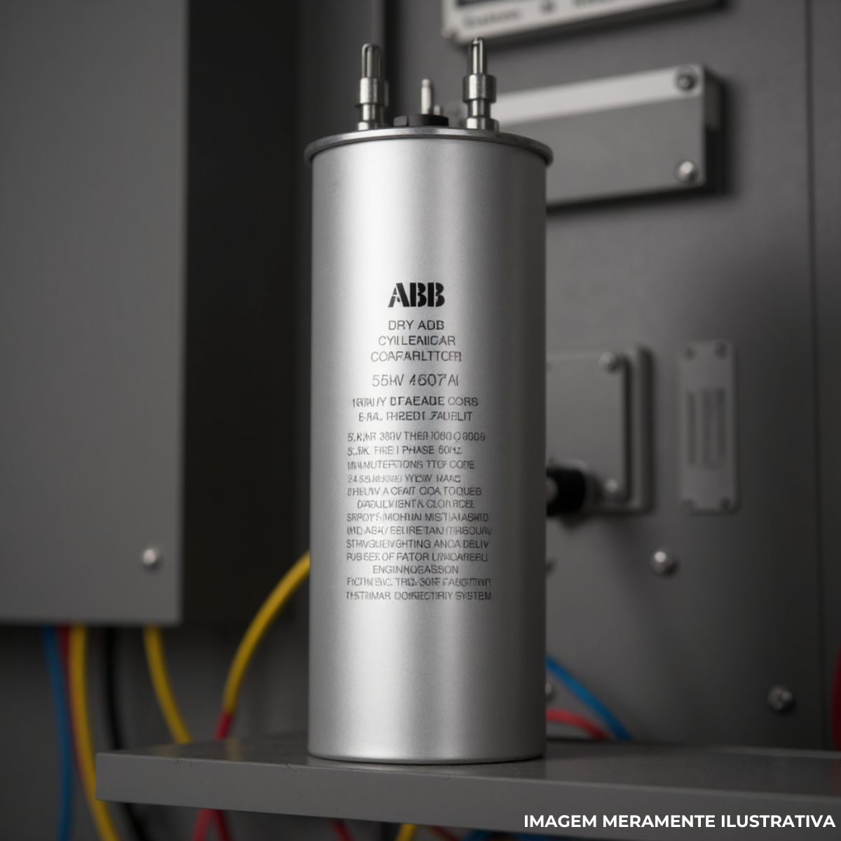 Capacitor Cilindrico a Seco 7,5kvar 380v Trifasico 60hz