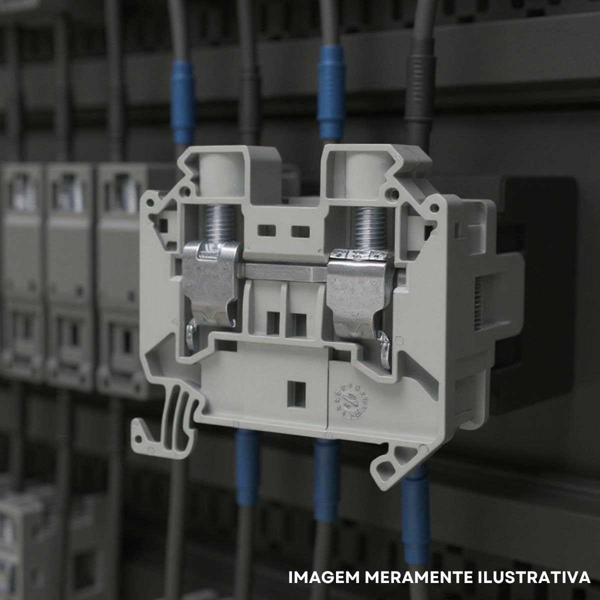 Conector Borne Passagem 2 Conexões 16Mm 800V Cinza - Siemens