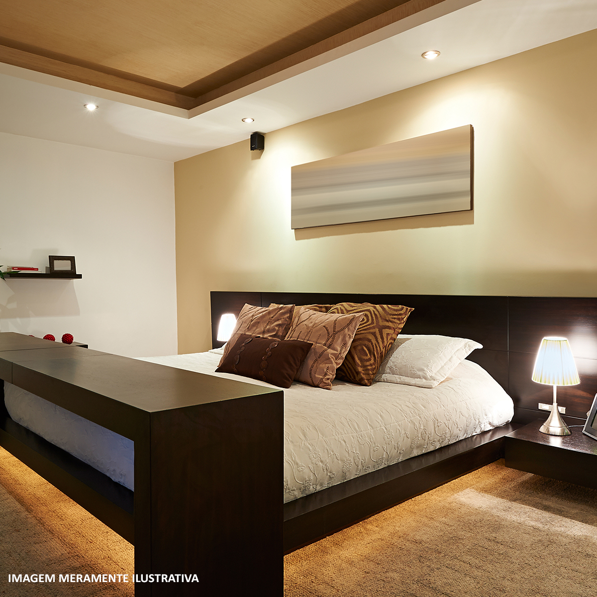 Luminária Spot Led Embutir Redondo Branco 3W Bivolt Luz Amarela 3000K 250Lm - Avant