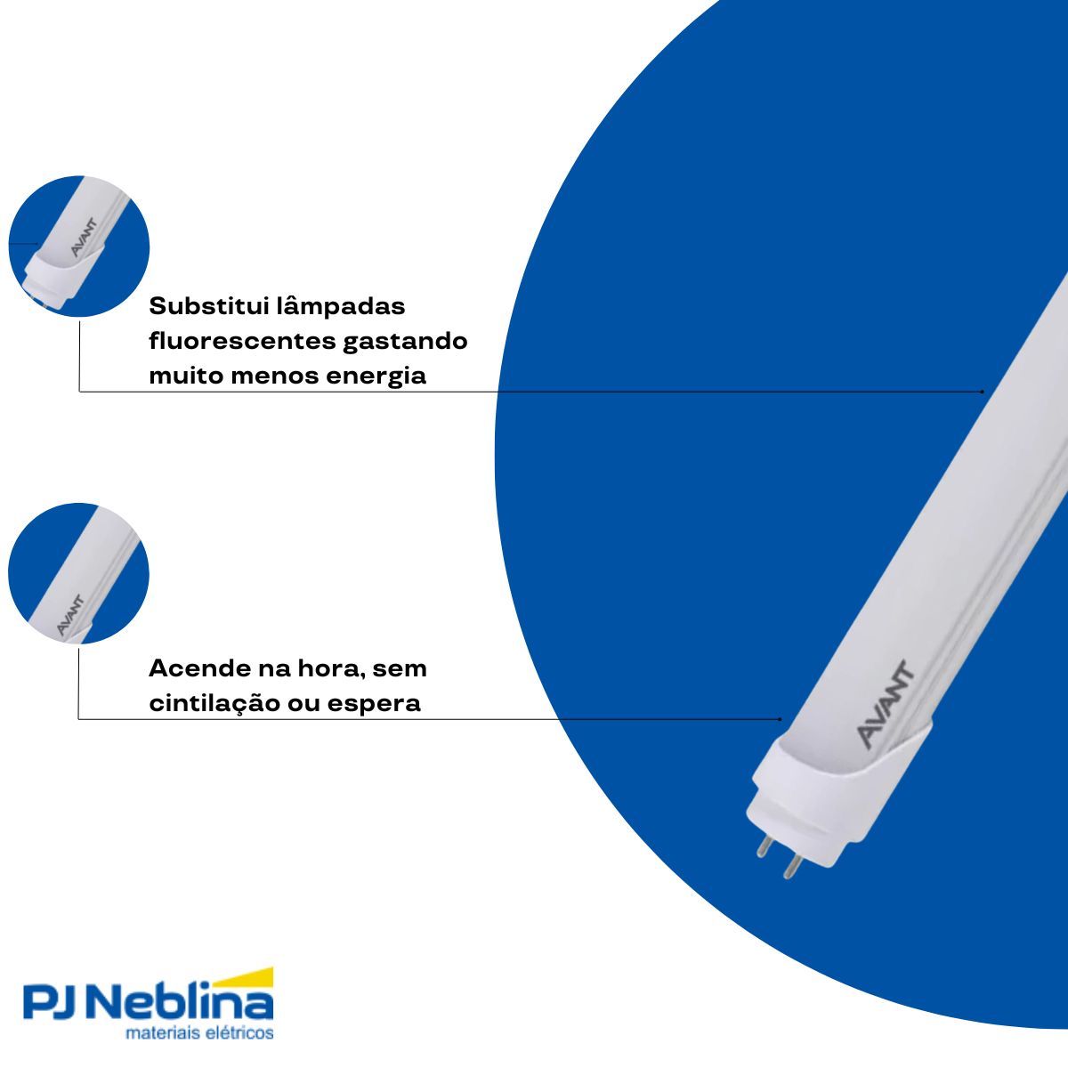 Lampada Led Tubular Ho T8 40w Bivolt G13 4000k Branco Neutro