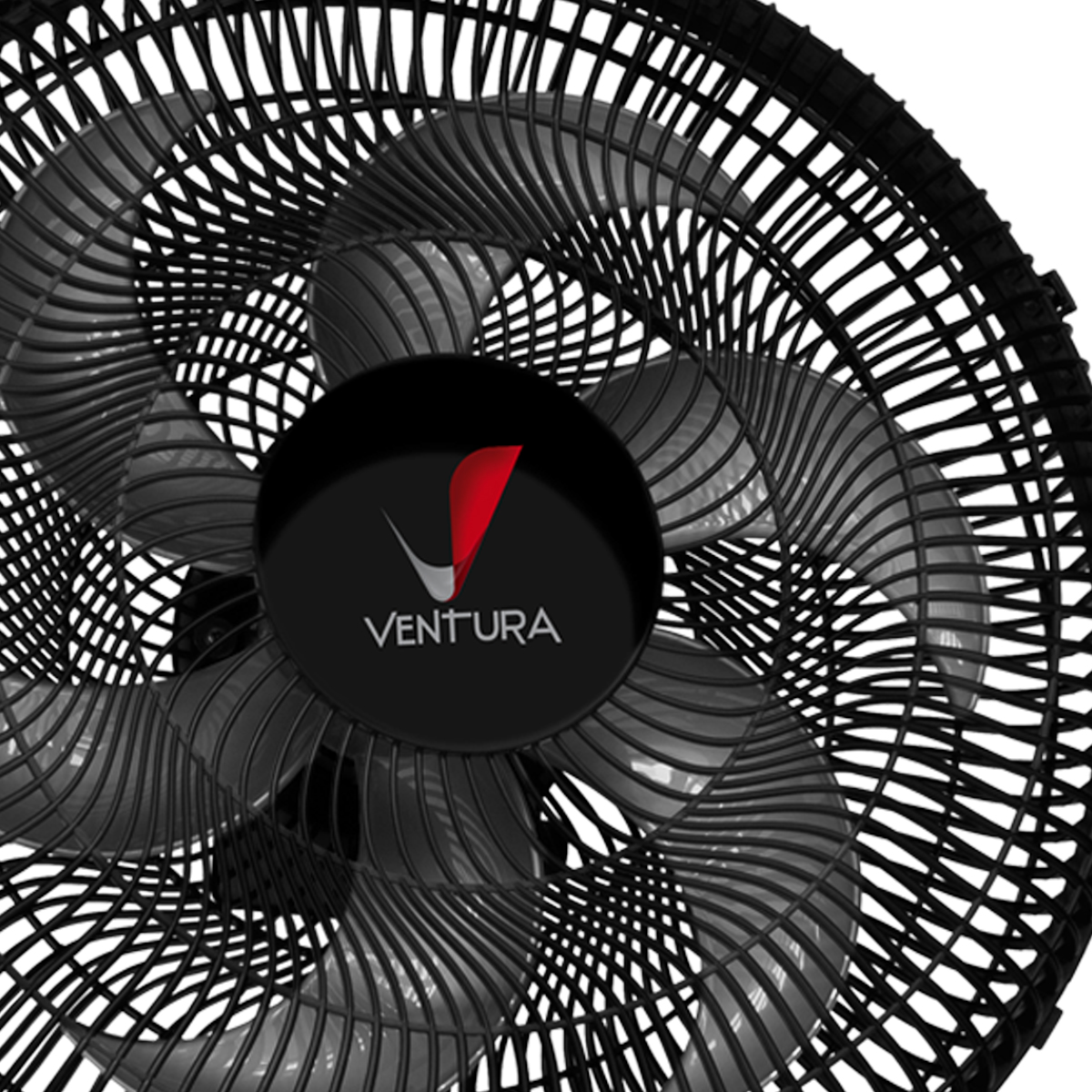 Ventilador De Mesa/Parede Ventura Bivolt 150W 50Cm 6 Pás Preto 77-5437 - Venti Delt