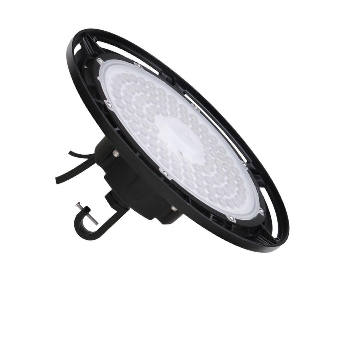 Luminária Industrial Highbay Led Pendente Preto 90W Bivolt 5700K Branco Frio 14400Lm Difusor Policarbonato 110G Dimerizavel - Ledvance