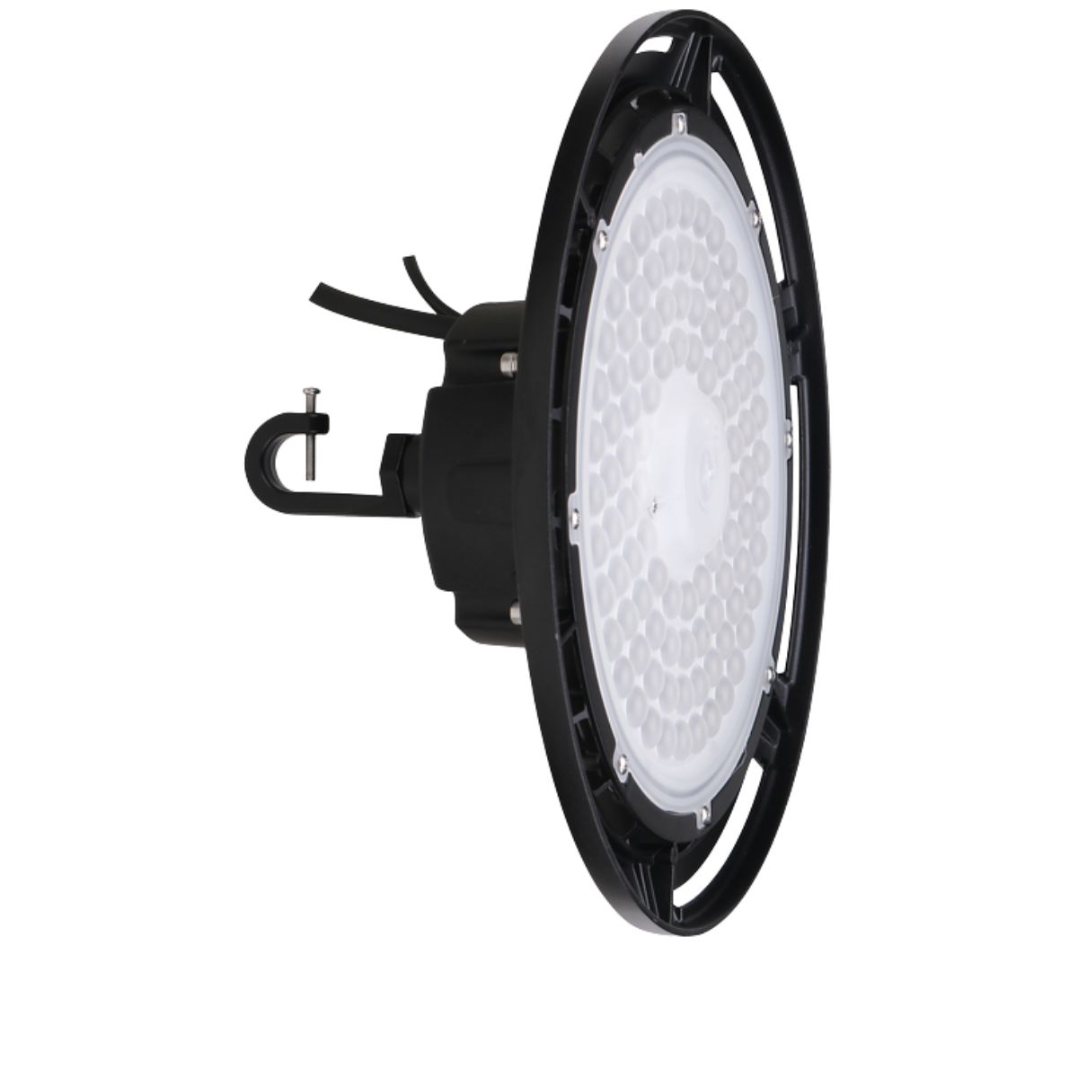 Luminária Industrial Highbay Led Pendente Preto 90W Bivolt 5700K Branco Frio 14400Lm Difusor Policarbonato 110G Dimerizavel - Ledvance