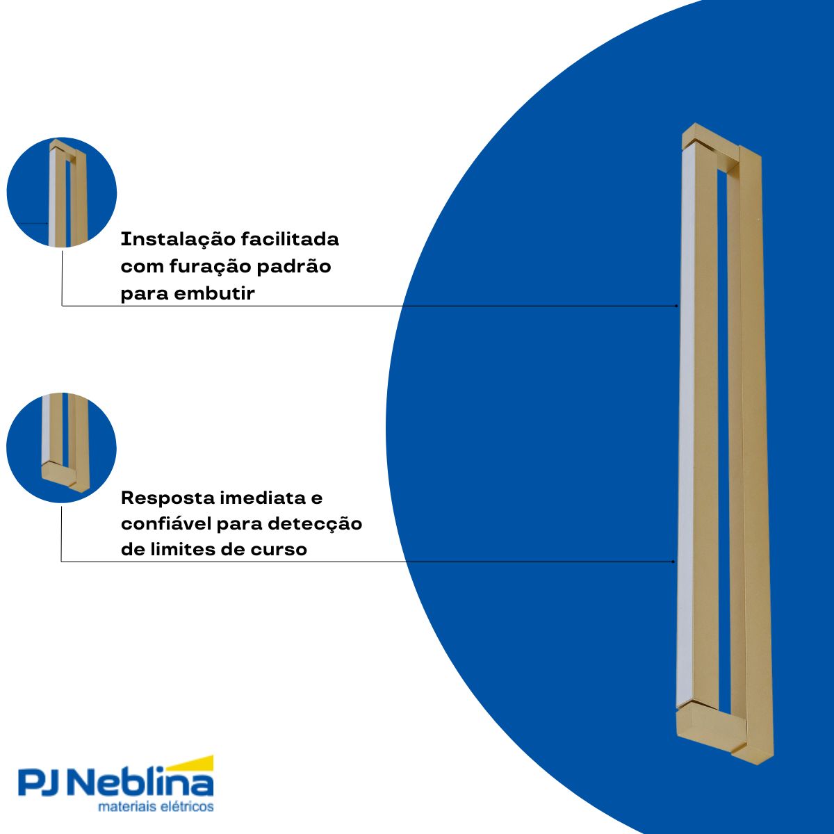 Luminária Arandela Led Lines Dourado 11W Bivolt 3000K Branco Quente C/Interruptor - Spotline