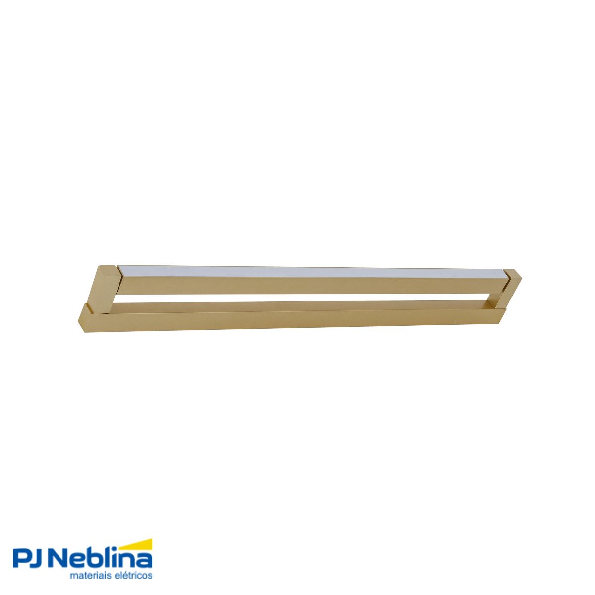Luminária Arandela Led Lines Dourado 11W Bivolt 3000K Branco Quente C/Interruptor - Spotline