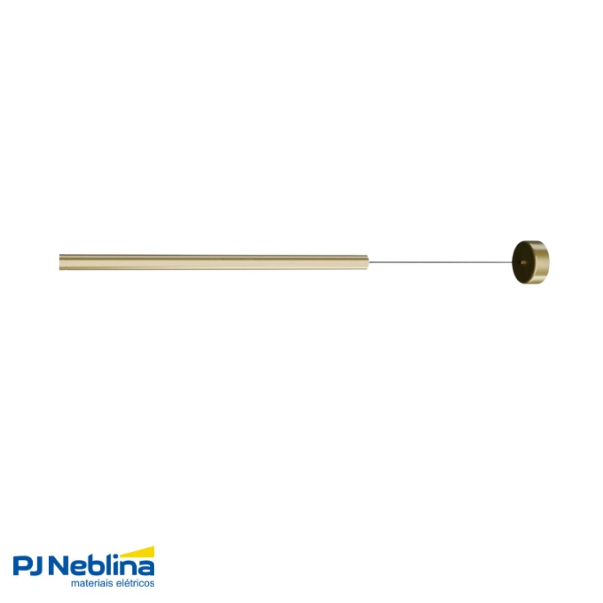 Luminária Pendente Led Hogar Dourado/Ono 3W Bivolt 3000K Branco Quente 225Lm - Spotline