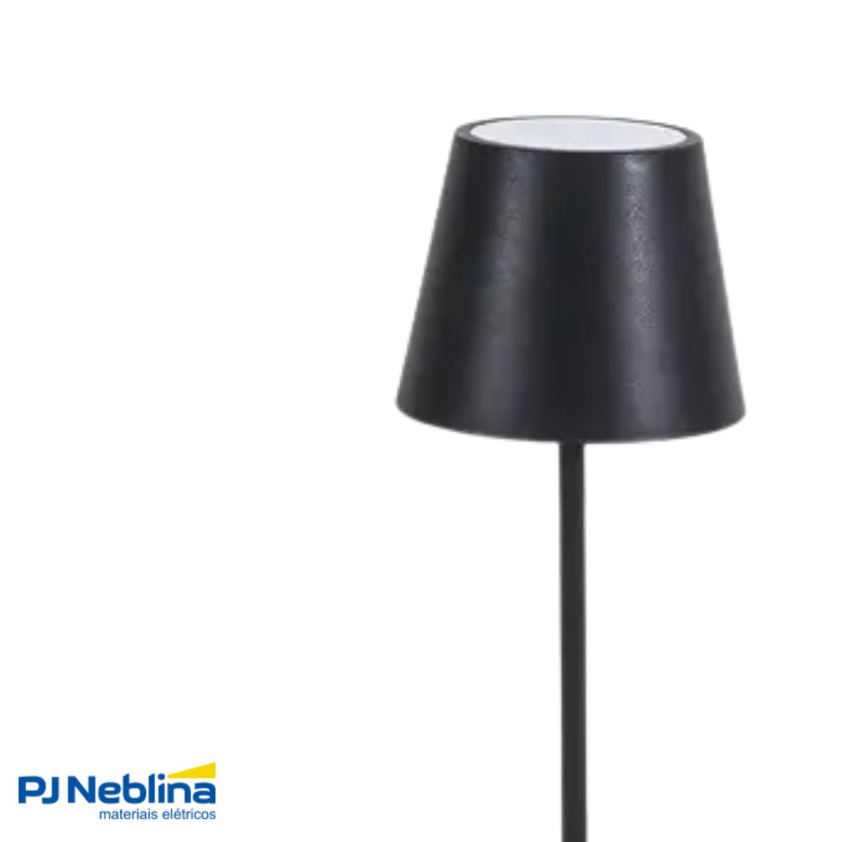 Luminária Mesa Led Milano Preto 3W Bivolt 3000K Branco Quente Dimerizavel - Gaya