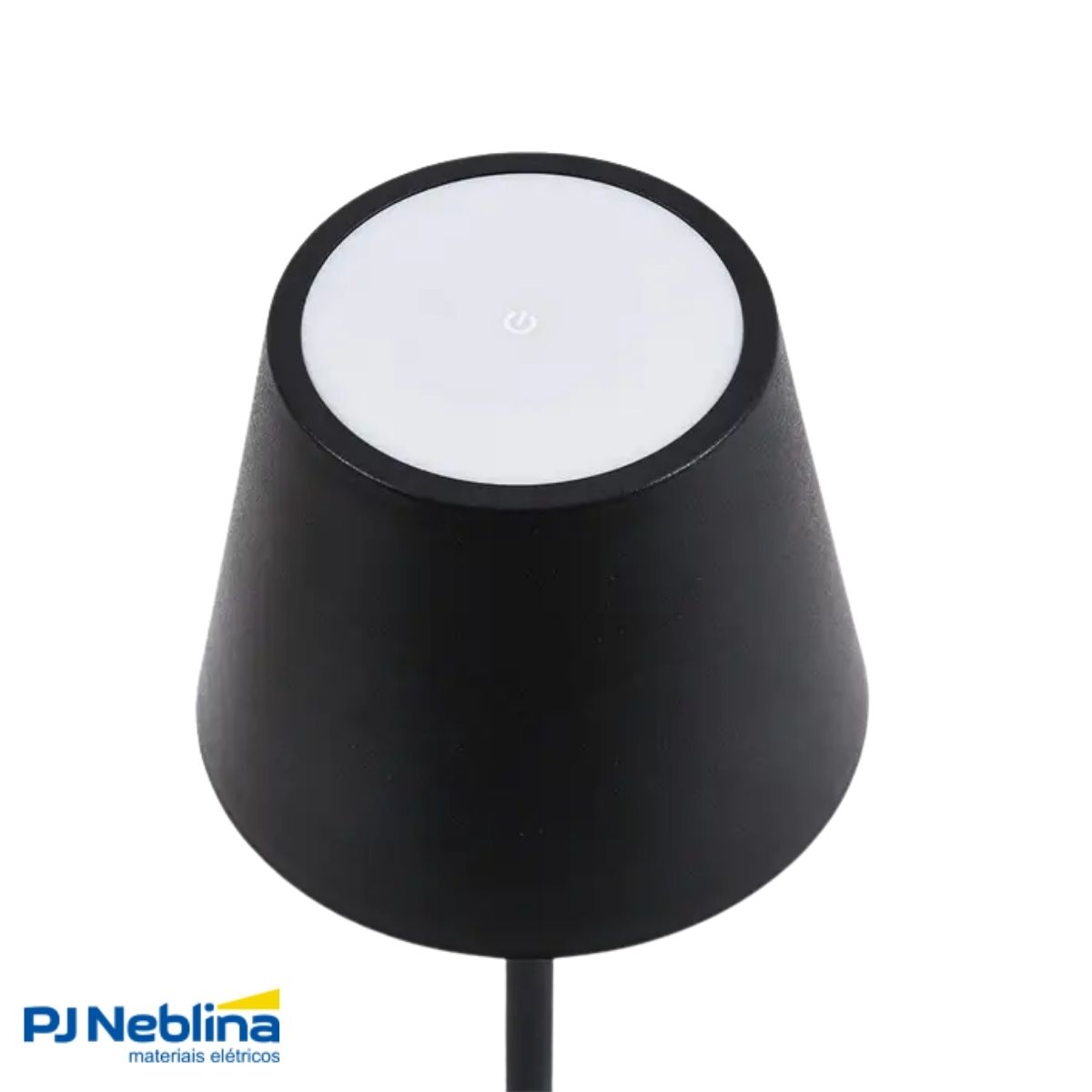 Luminária Mesa Led Milano Preto 3W Bivolt 3000K Branco Quente Dimerizavel - Gaya