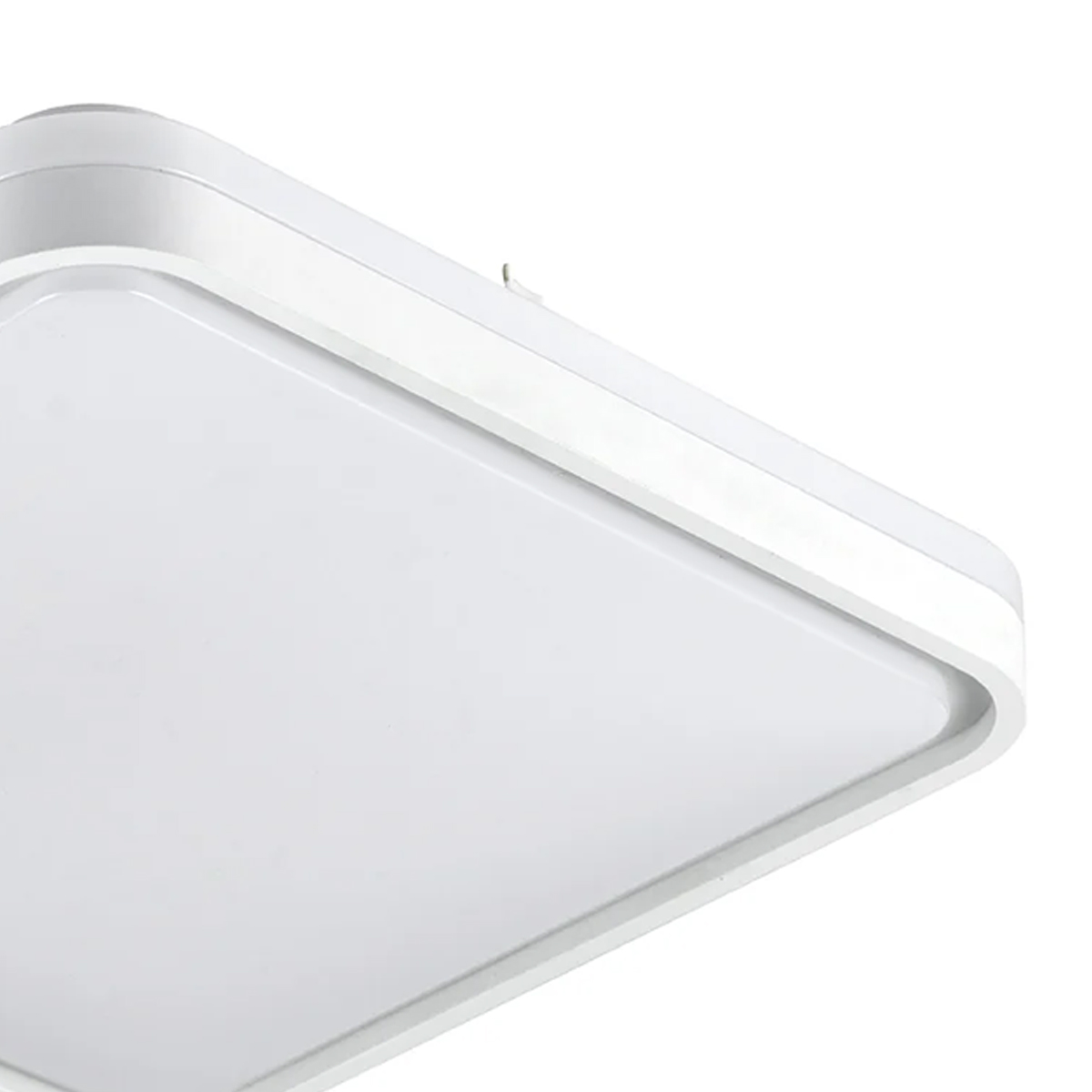 Luminária Plafon Led Sobrepor Vontae 60W Bivolt Luz Amarela/Neutra/Branca 3000/4000/6000K - Hevvy
