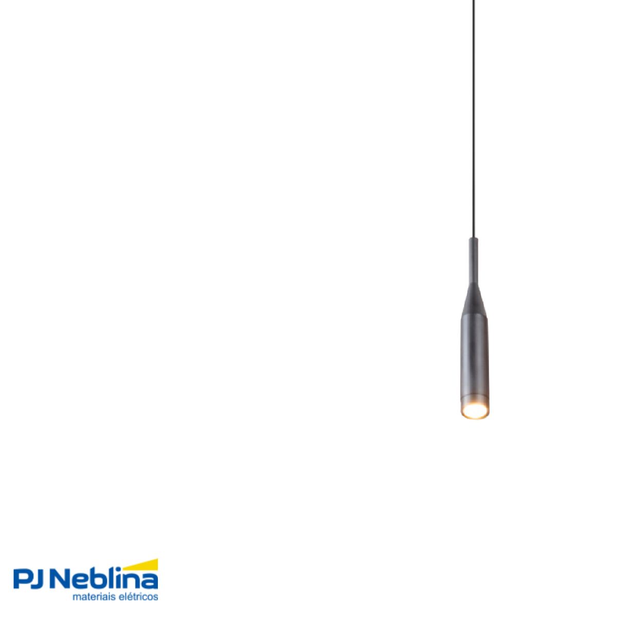Luminária Pendente Led Set Preto 3W Bivolt 3000K Branco Quente 225Lm - Spotline