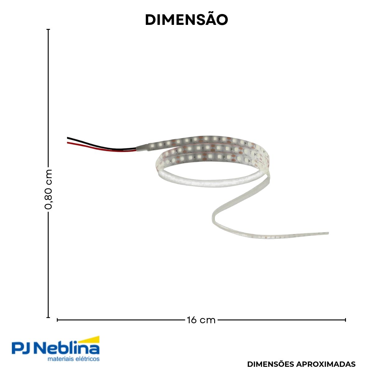 Fita Led 10W/M 12V 4000K Branco Neutro 1030Lm/M (Rl C/5M) - Osram