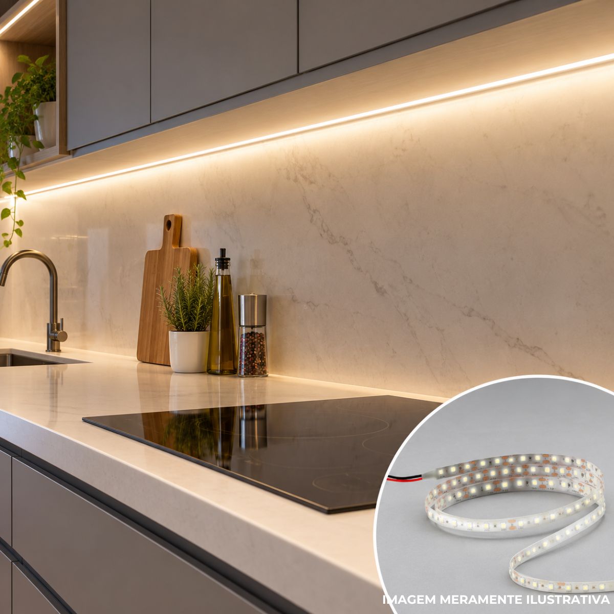 Fita Led 10W/M 12V 4000K Branco Neutro 1030Lm/M (Rl C/5M) - Osram