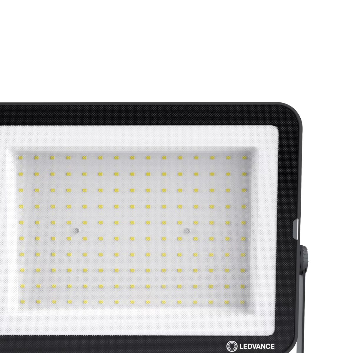 Luminária Refletor Led Retangular Sobrepor Preto 200W Bivolt 5000K Luz Do Dia 20000Lm Difusor Vidro Ip65 - Ledvance