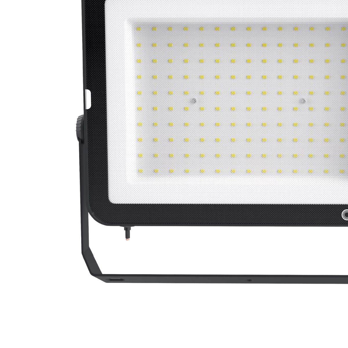 Luminária Refletor Led Retangular Sobrepor Preto 200W Bivolt 5000K Luz Do Dia 20000Lm Difusor Vidro Ip65 - Ledvance