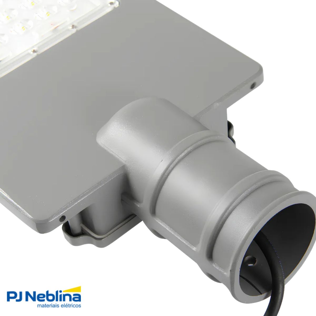 Luminária Publica Led Cinza 70W Bivolt 5000K Luz Do Dia 9450Lm Difusor Policarbonato Ip65 - Ledvance