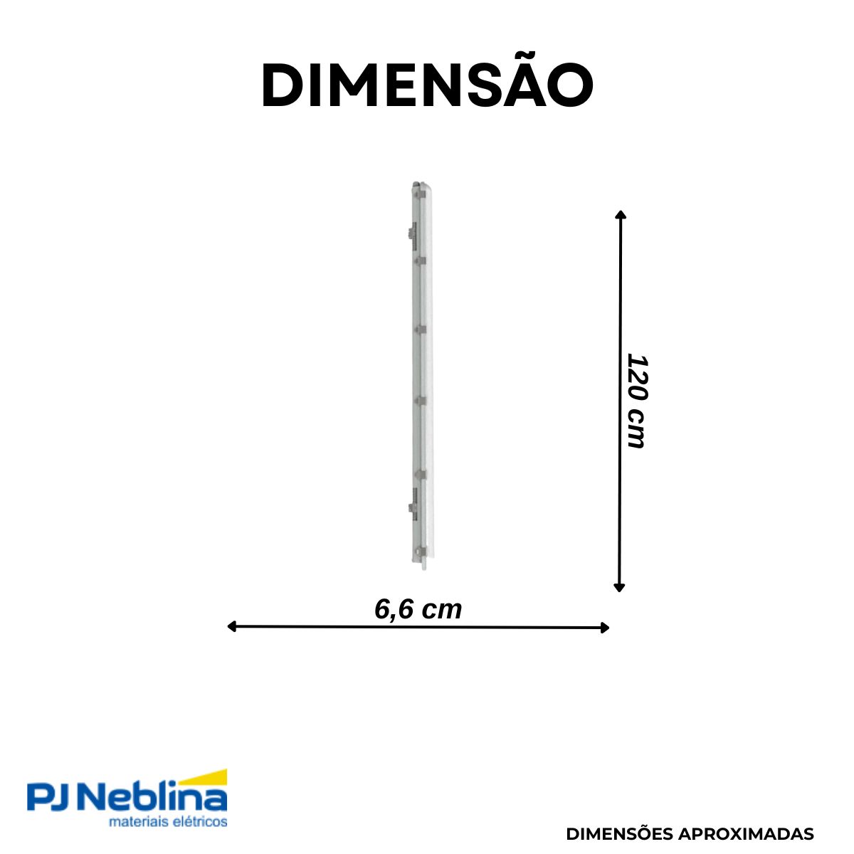 Luminária Hermética Led Sobrepor 36W Bivolt 6500K Branco Frio Cinza Difusor Policarbonato 5400Lm Ip65