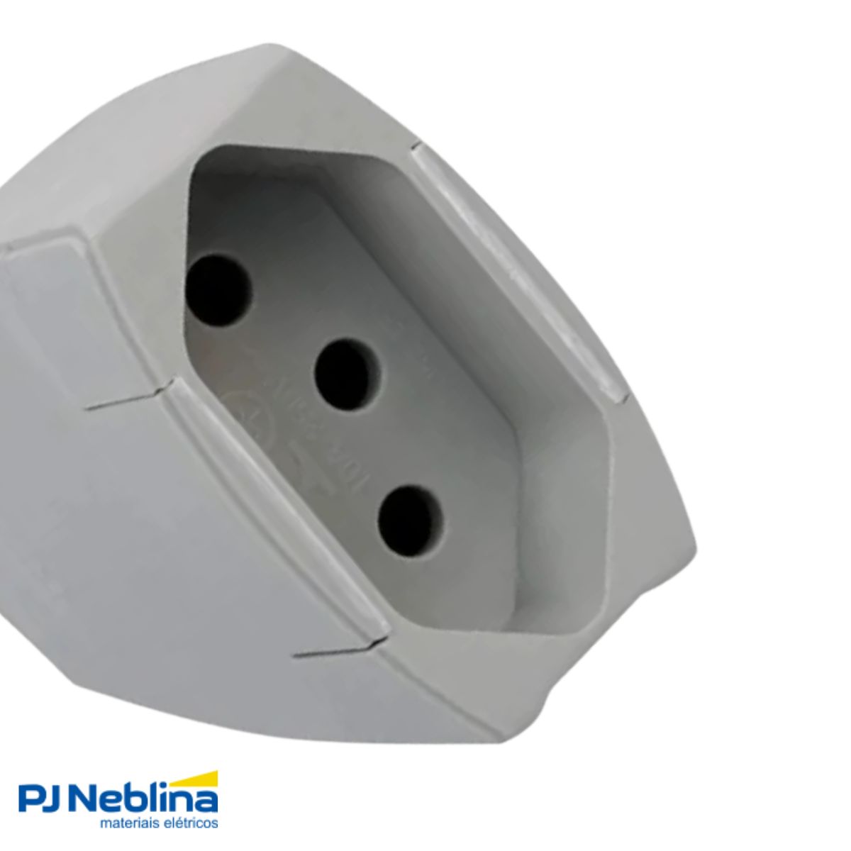 Plug Femea 2p+t 10a 250v Cz Axial