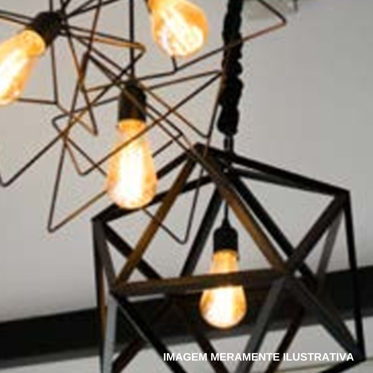 Lâmpada Led Filamento Bulbo A60 4W Bivolt 2400K Luz Amarela - Ourolux