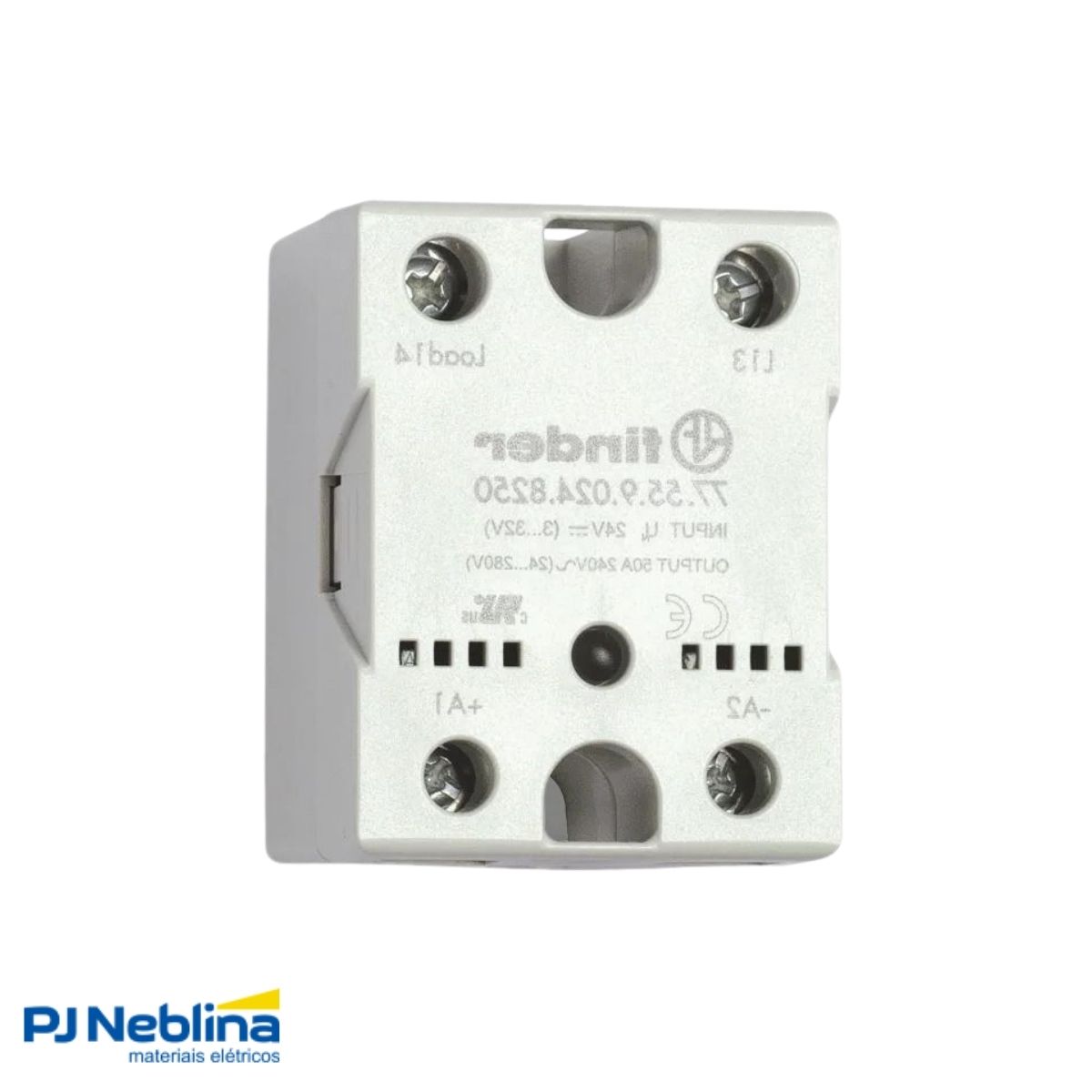 Relé Estado Sólido Monofásico Entr 3-32Vcc Saída 24-240V 50A - Finder