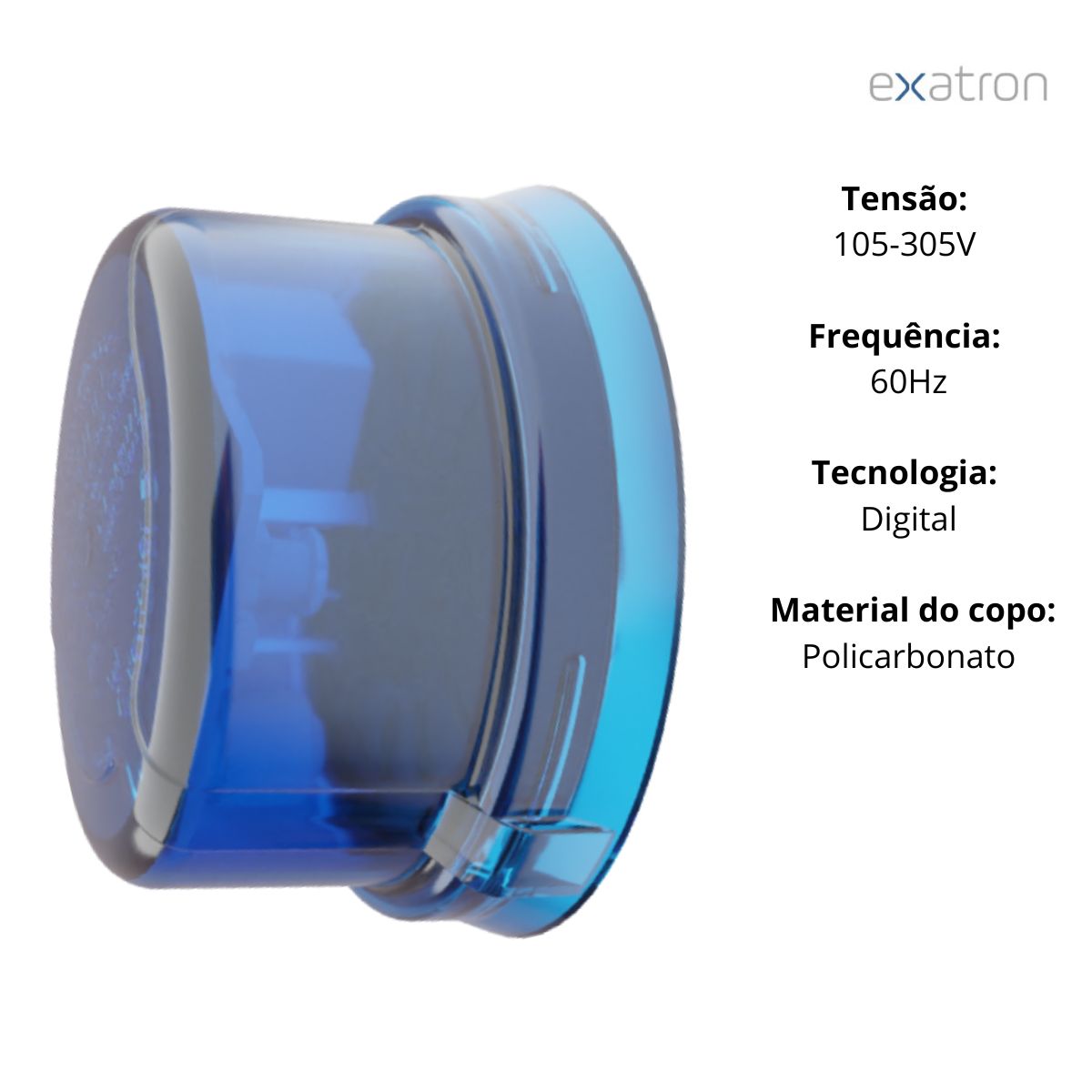 Rele Fotoelétrico Microcontrolado 1800Va(1000W) Na 105-305V Terminal Azul LUXEN 0FD Exatron