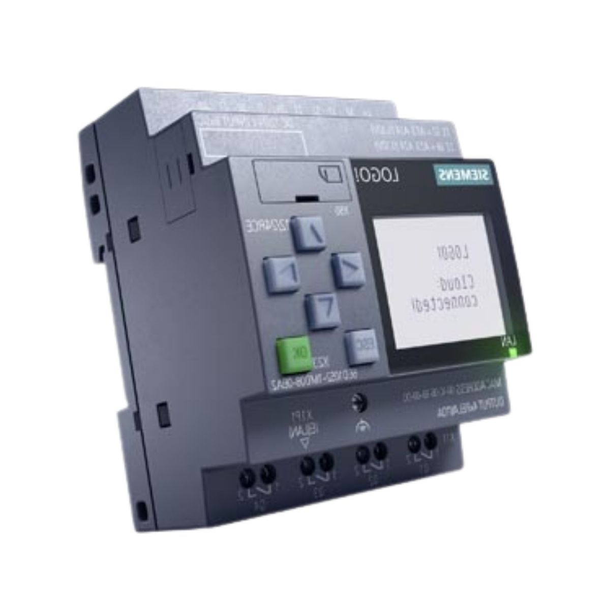 Controlador Clp Entrada/Saída Analógica/Digital Logo Com Display 6ED10521MD080BA2 - Siemens